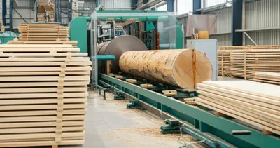 Illustration sawmill - Image 1