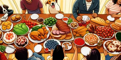 Illustration feasting - Image 1