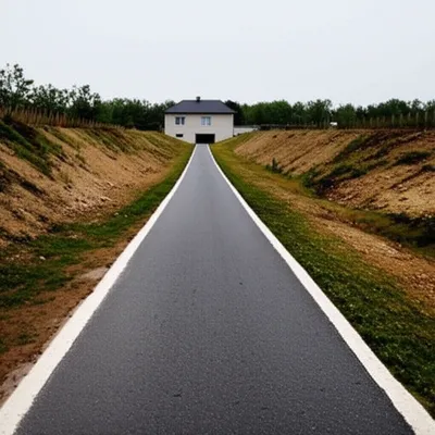 Illustration driveway