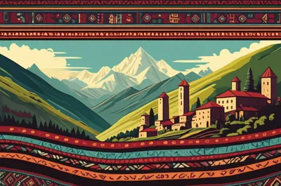 Illustration caucasians - Image 1