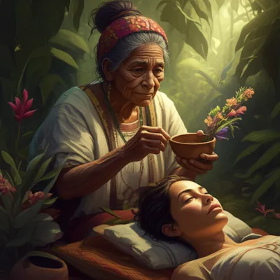 Illustration curanderos