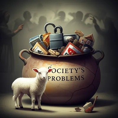 Illustration scapegoat - Image 1