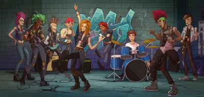 Illustration punker - Image 1