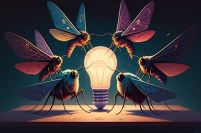 Illustration moths - Image 1