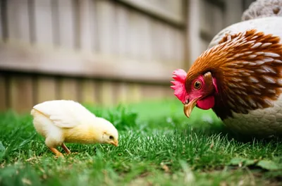 Illustration chickens