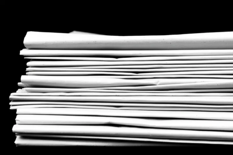 Illustration visuelle du mot « newspaper » - Journal, quotidien