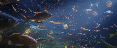 Illustration copepods