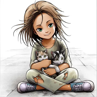 Illustration gamine - Image 1