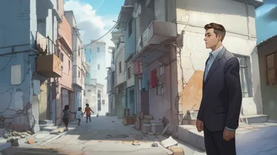 Illustration slums - Image 1