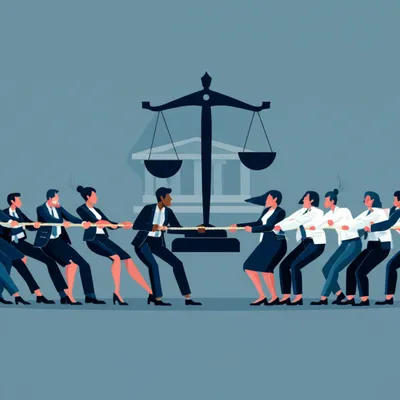 Illustration litigant - Image 1