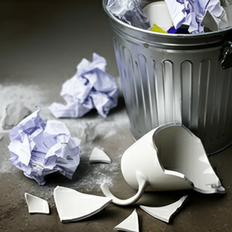 "{refuse}" 단어의 시각적 그림 - 쓰레기, 폐기물