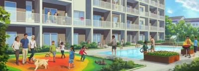 Illustration condominium - Image 1