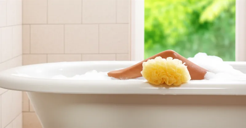 Illustration visuelle du mot « bathtub » - Baignoire