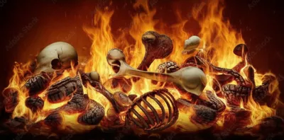 Illustration bonfire