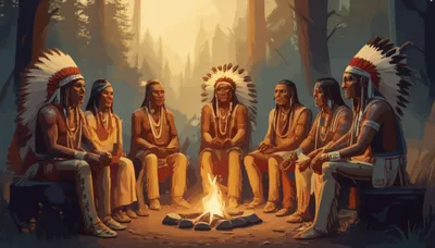 Illustration pow-wows - Image 1