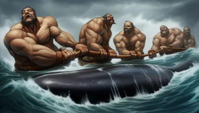 Illustration whalers - Image 1