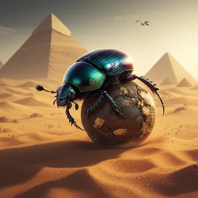 Illustration scarab