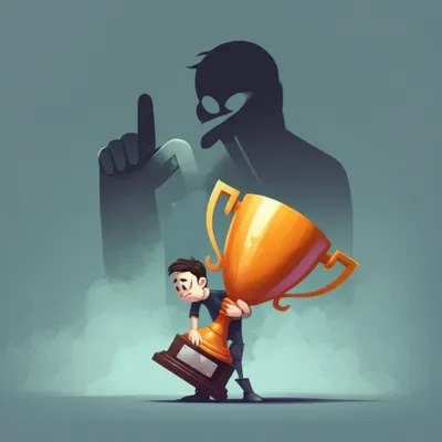 Illustration deprecating