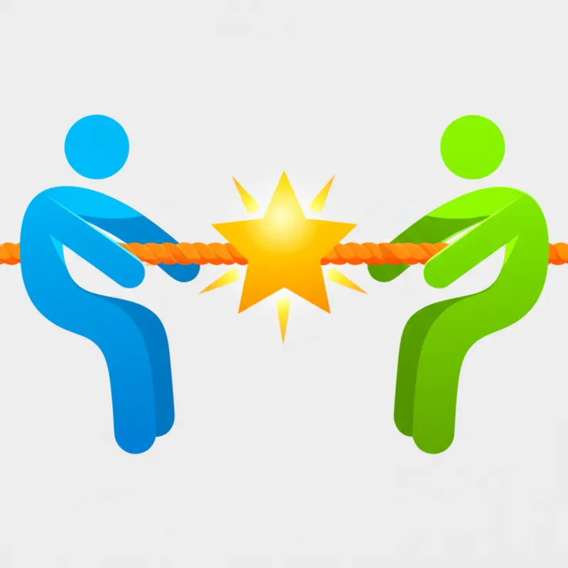 Illustration visuelle du mot « partner » - Partenaire, associé