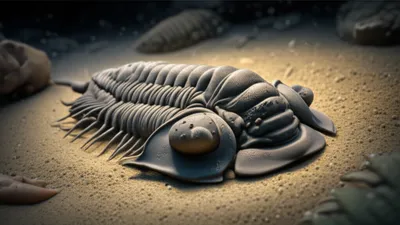 Illustration trilobite
