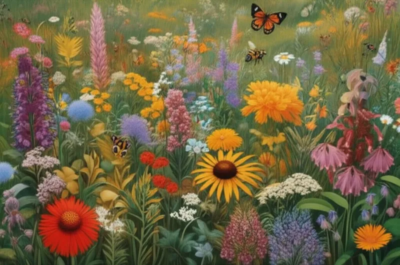 Визуальная иллюстрация слова «wildflowers» - Дикий цветок