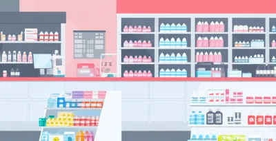 Illustration drugstore