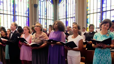 Illustration worshipers