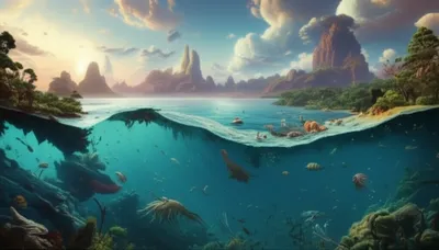 Illustration paleogeography