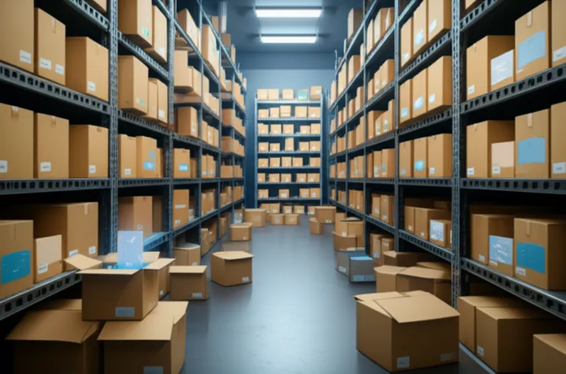 Illustration visuelle de repos: Un dépôt, un entrepôt - Image 1