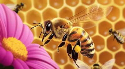 Illustration bees - Image 1