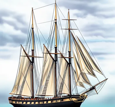 Illustration topgallant - Image 1