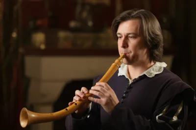 Illustration krummhorn