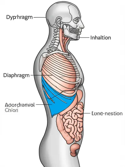 Illustration diaphragmatic