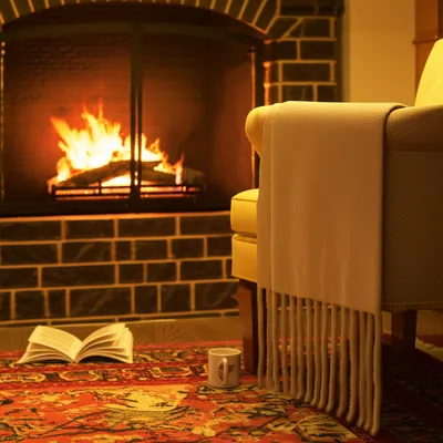 Illustration fireside