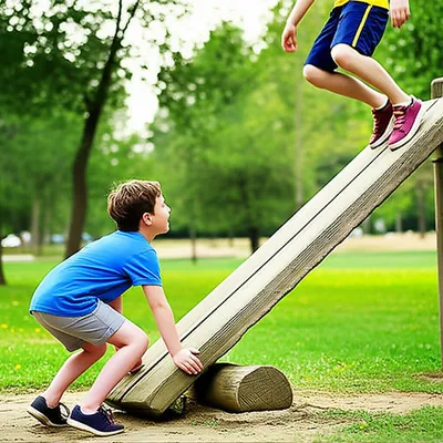 Illustration seesaw - Image 1