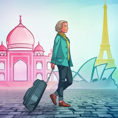 Illustration traveled