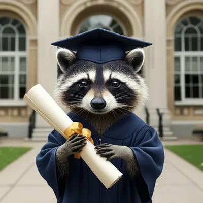 Illustration raccoons - Image 1