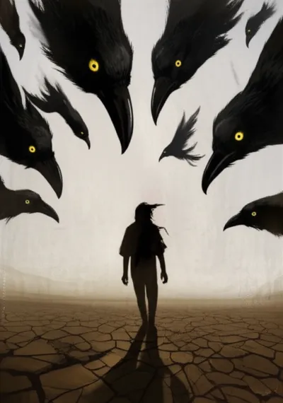 Illustration vultures - Image 1