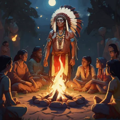 Illustration pow-wows - Image 1