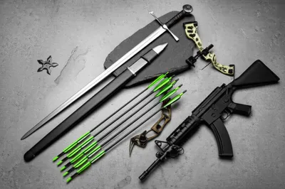 Illustration weapons