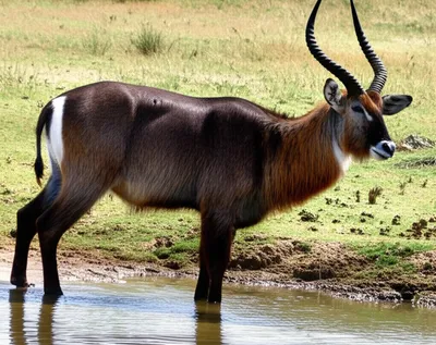 Illustration waterbuck