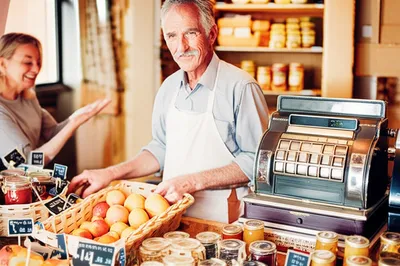 Illustration storekeeper