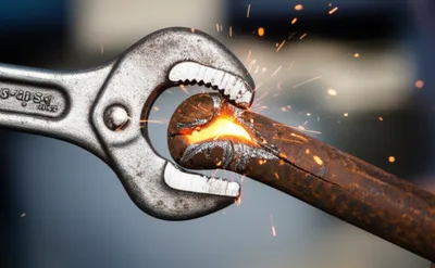 Illustration wrenching - Image 1