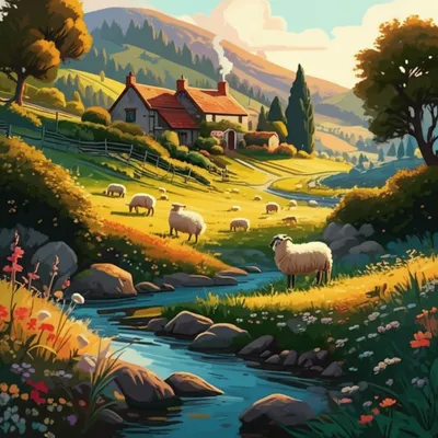 Illustration bucolic - Image 1