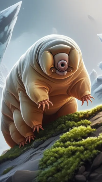 Illustration tardigrades
