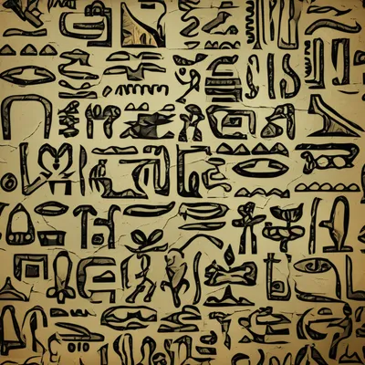 Illustration hieroglyphs - Image 1
