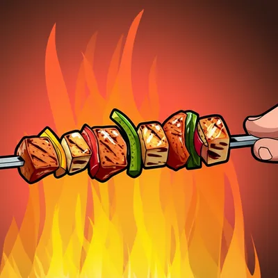 Illustration kebab - Image 1