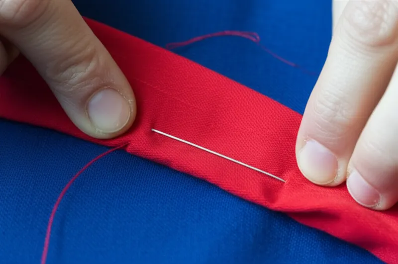 Visuelle Illustration von fells: Umnähen, festnähen - Bild 1