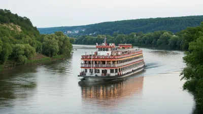 Illustration riverboat