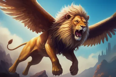 Illustration griffons - Image 1